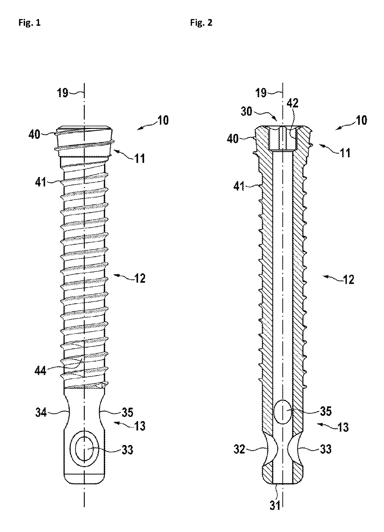 Cannulated bone screw