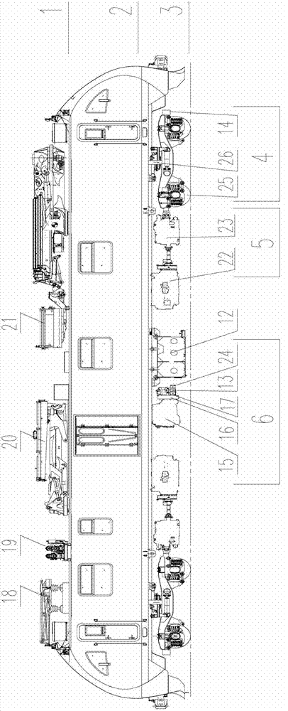 Comprehensive operation vehicle of railway contact system