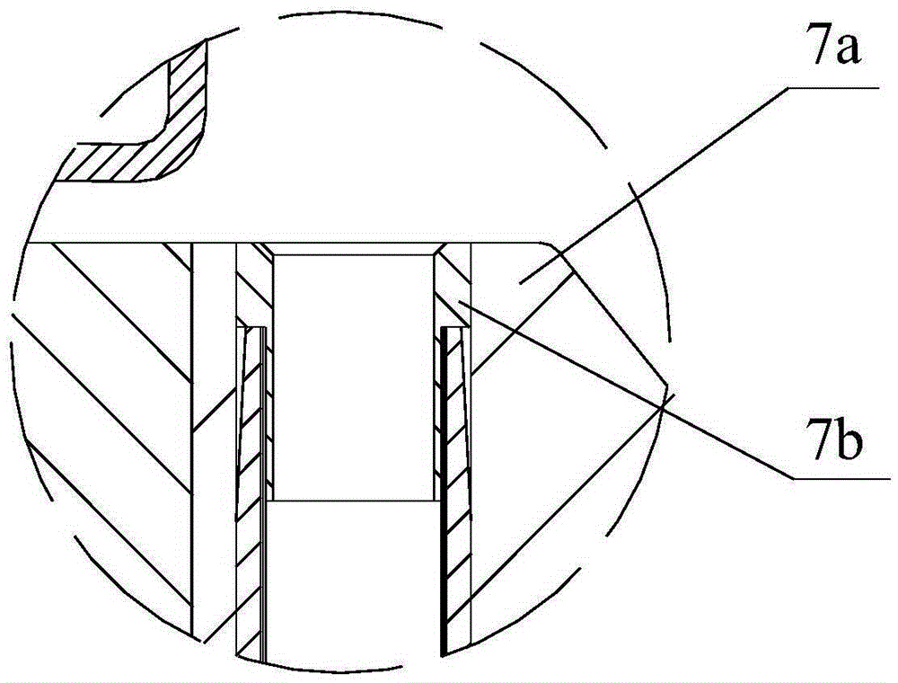 Visible double-row columnar sampler for deep-sea sampling