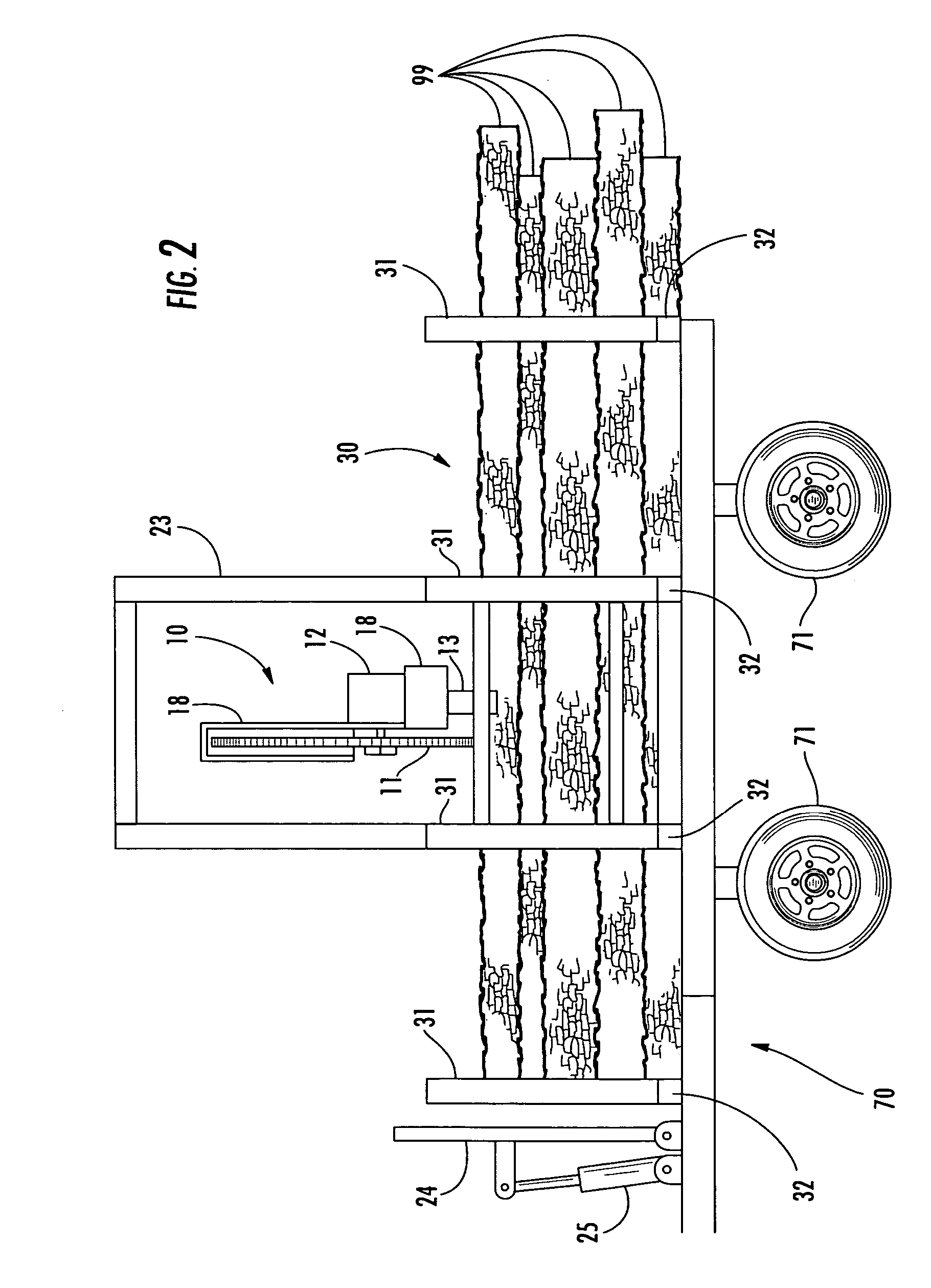 Traversing circular saw