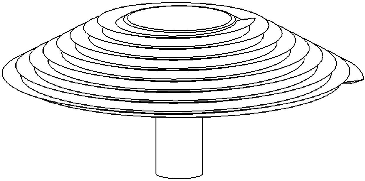 A spiral groove-shaped electrospinning device and method of using the same