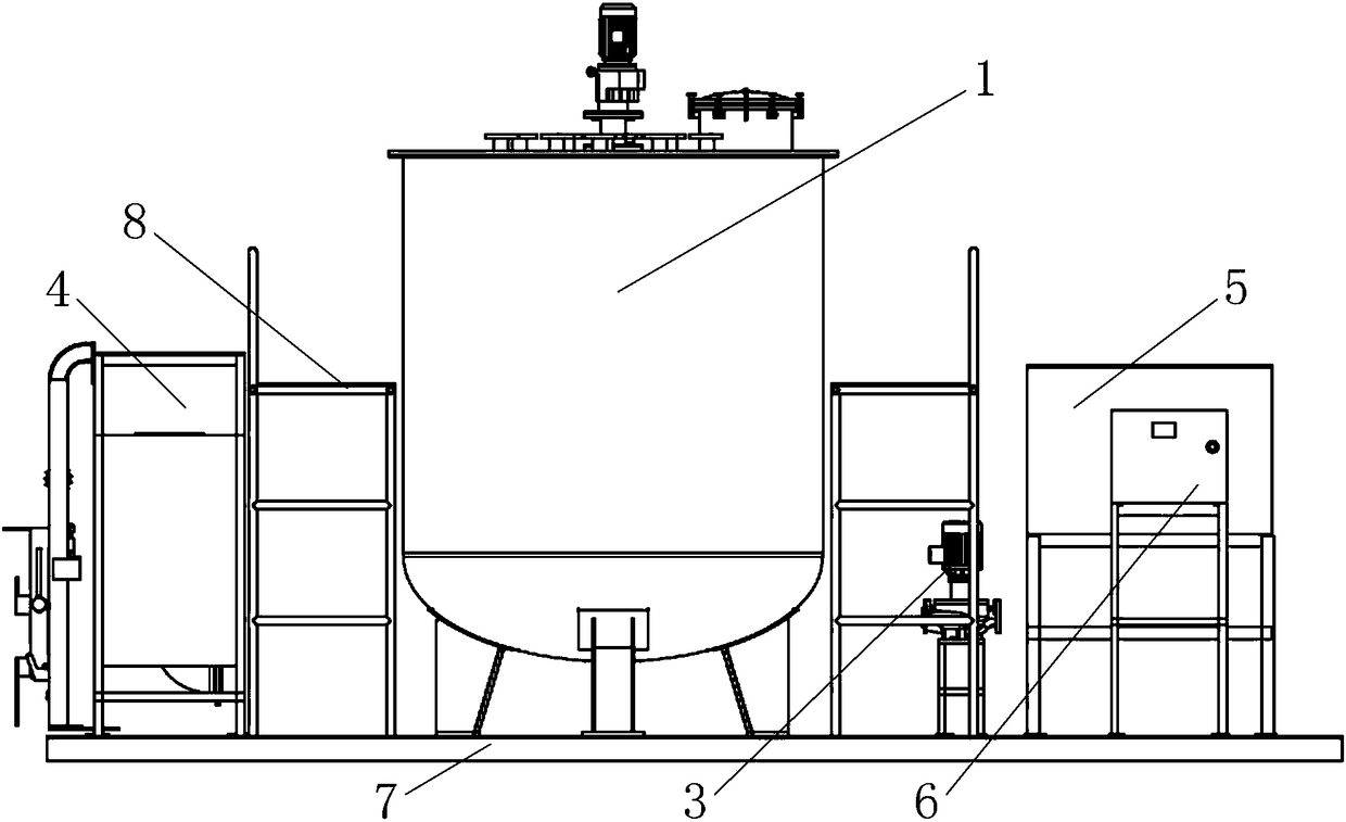 Dual-ring nested two-phase integrated anaerobic reactor