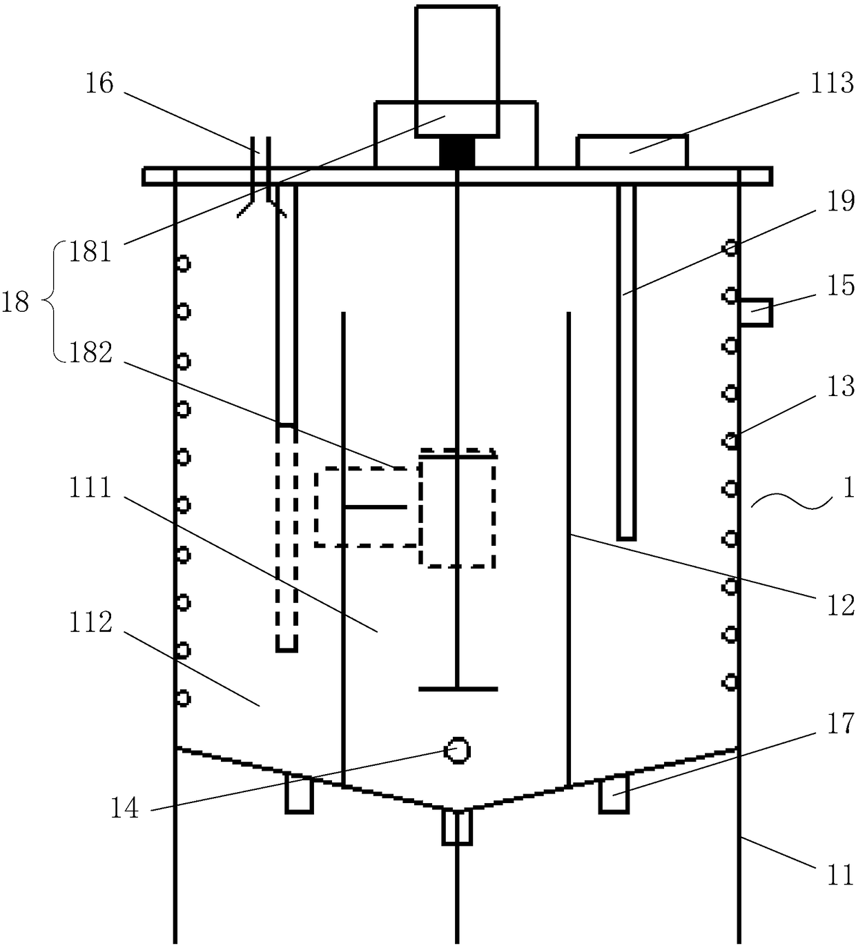 Dual-ring nested two-phase integrated anaerobic reactor