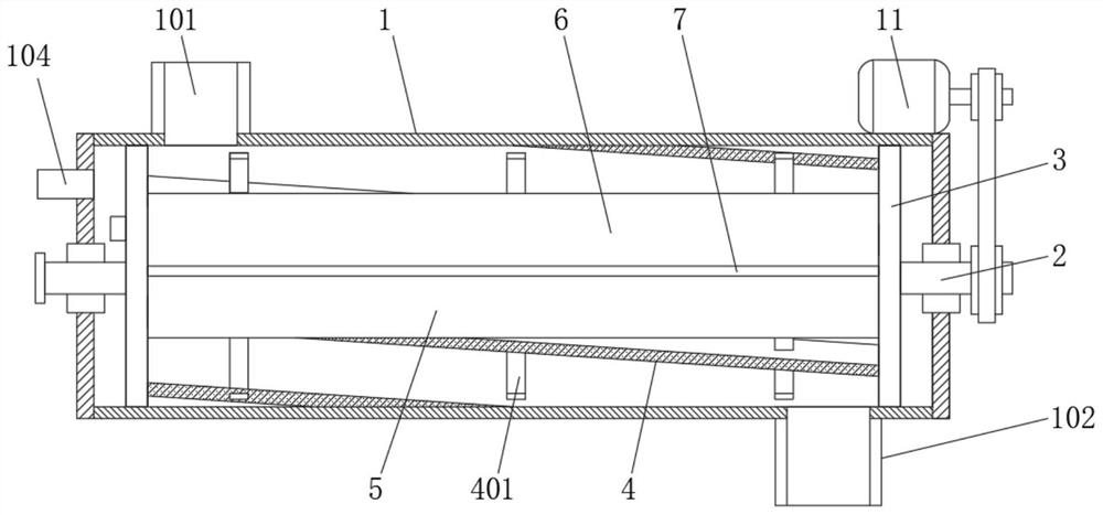 Thermal desorption cylinder for soil remediation