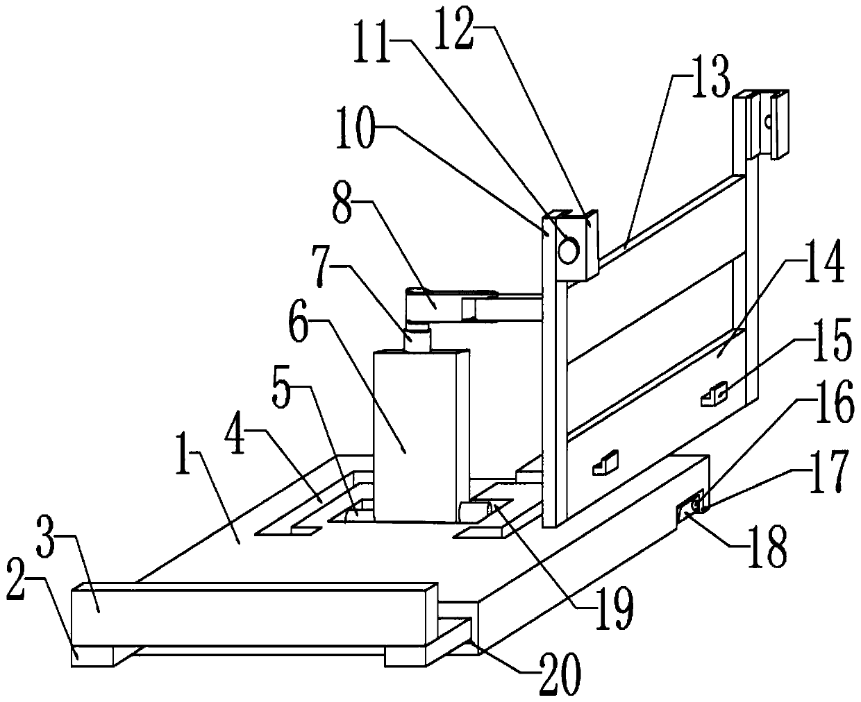 Fixing seat for computer display screen