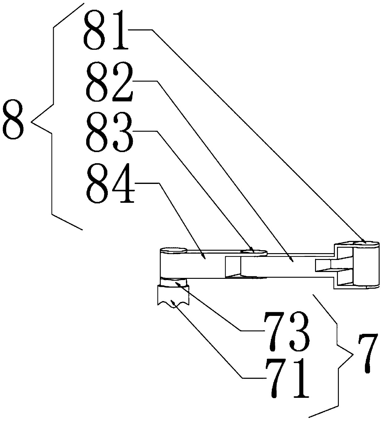 Fixing seat for computer display screen