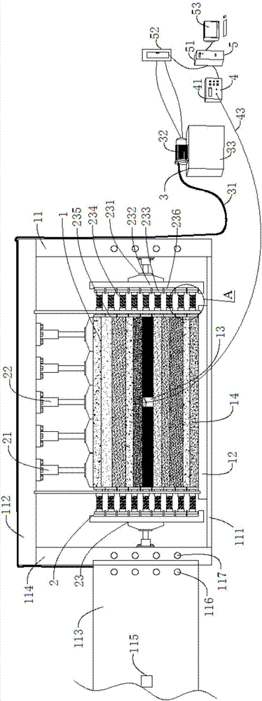 Roadway support mechanics simulation test system under dynamic-static combined loads and method of roadway support mechanics simulation test system