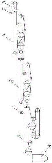 Belt replacing method for coal mine belt conveyors