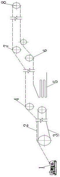 Belt replacing method for coal mine belt conveyors