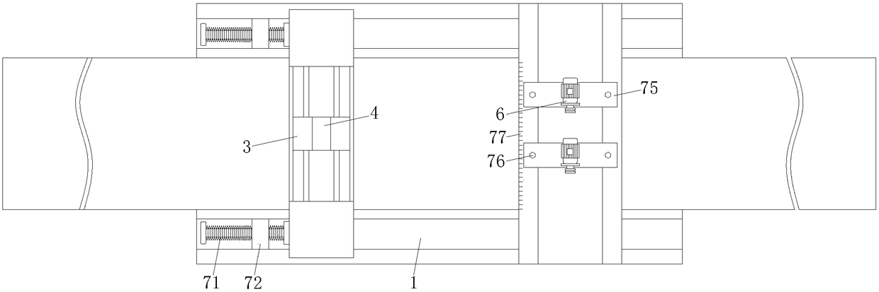 A method and device for controlling the production length of rock wool