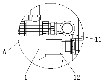 Motor train unit pump box unit device and manufacturing method thereof