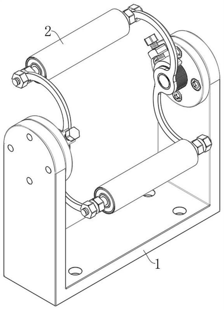 Tension adjusting mechanism for full-servo baby paper diaper sandglass large ring waist production line