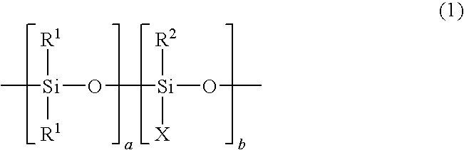 Silicone-modified water-absorbing polymer particles and method for producing the same