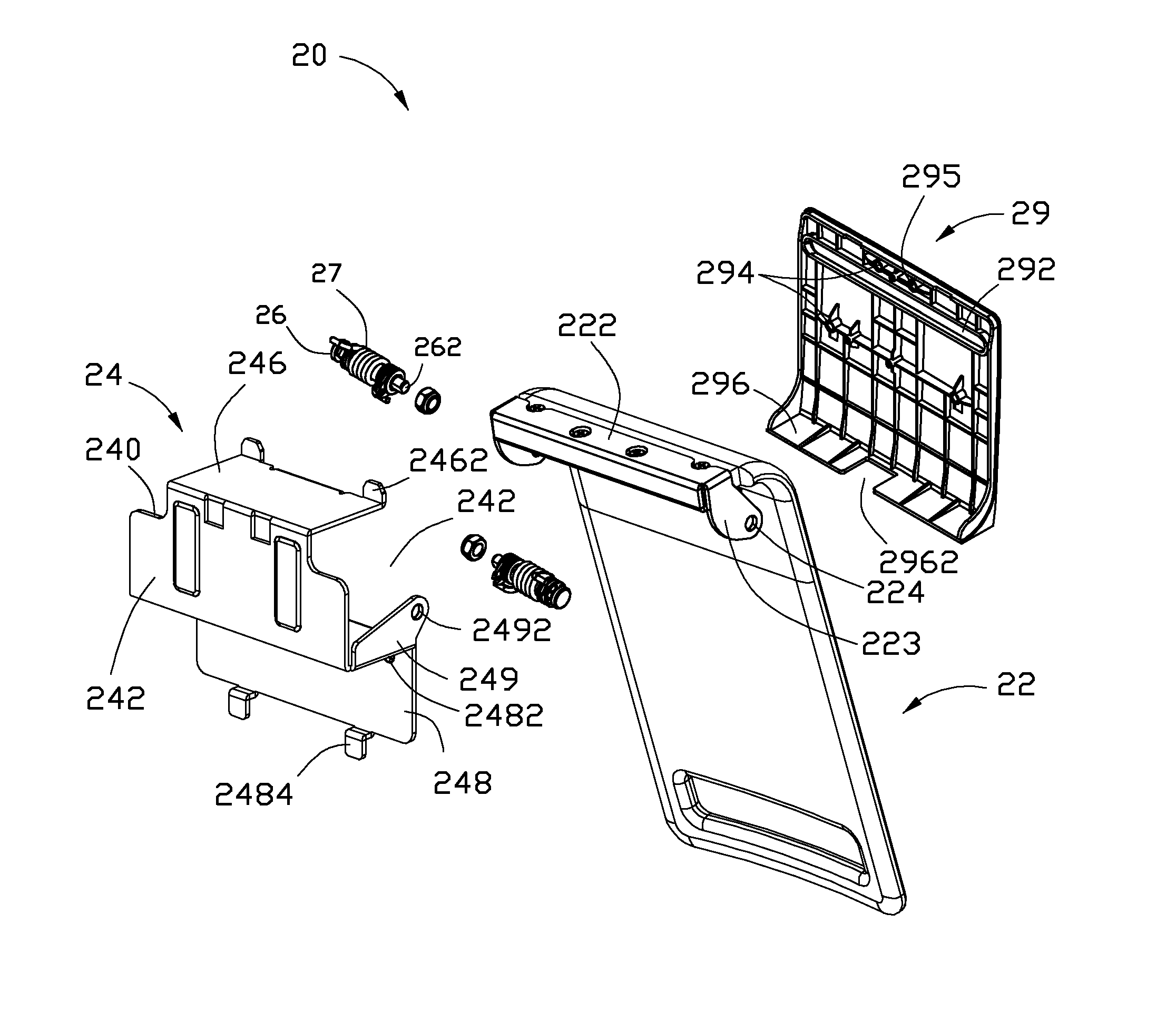 Electronic device with supporting apparatus