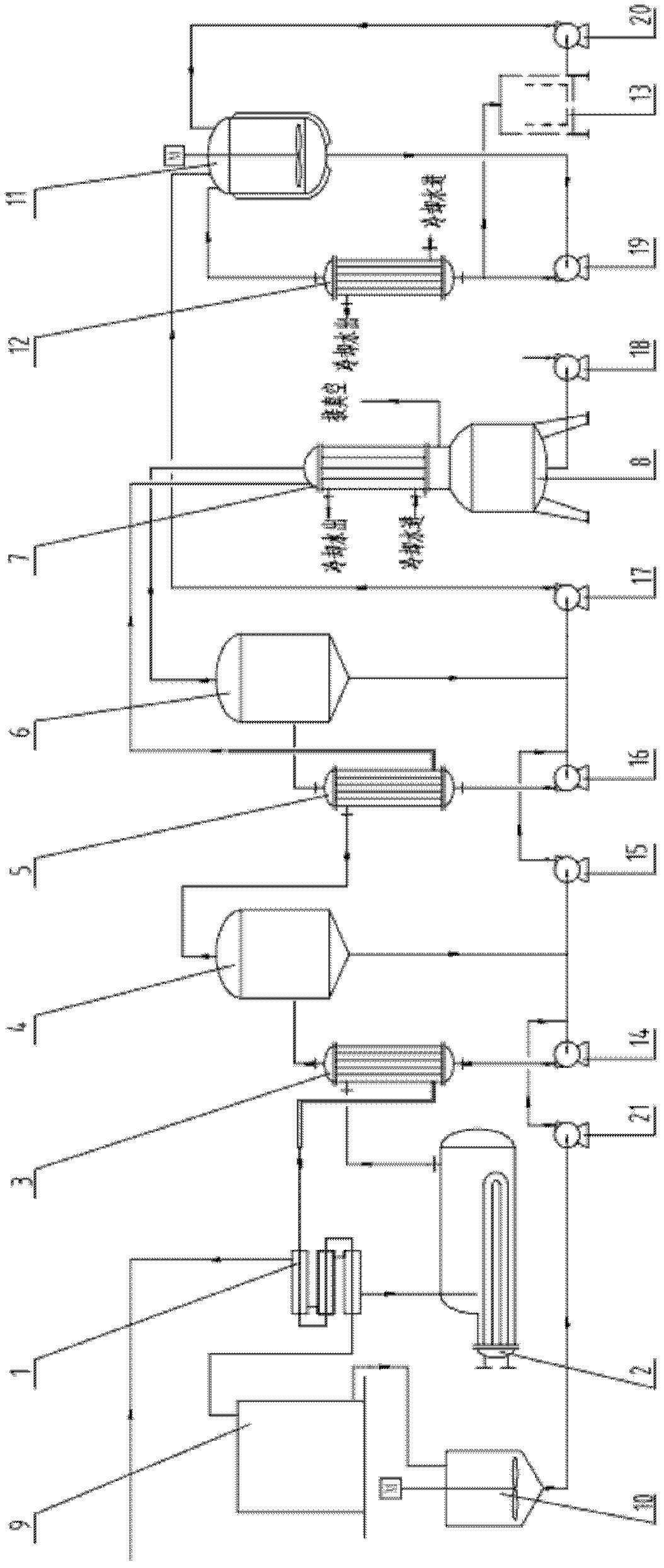 Combined treatment method for two kinds of waste acid water generated in tetraacetylethylenediamine (TAED) production