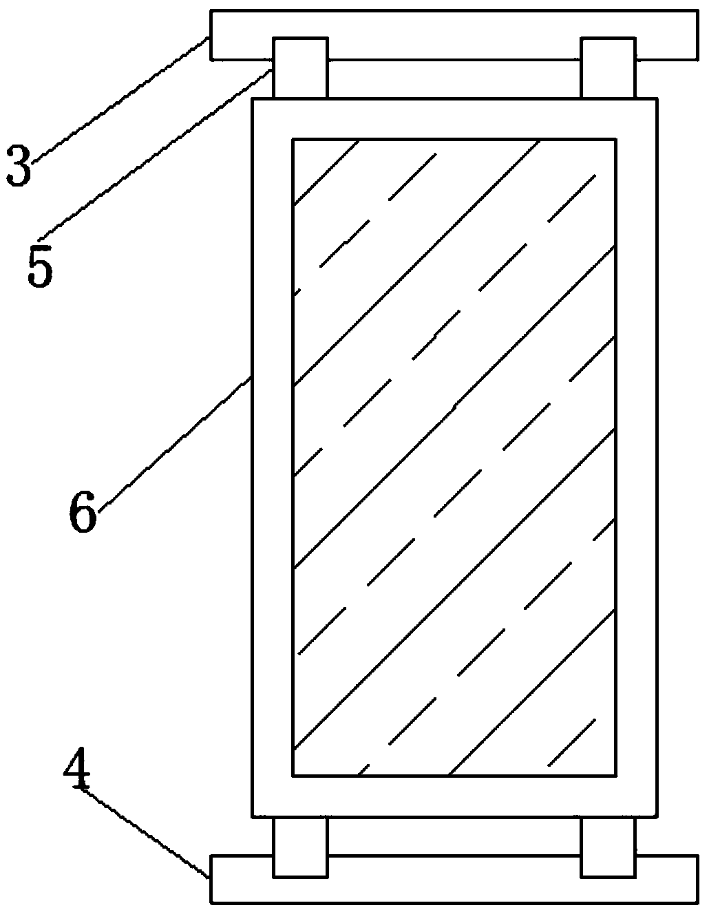 A push-pull type household wardrobe capable of fixing clothes