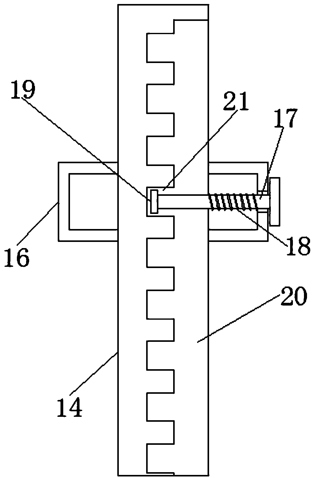 A push-pull type household wardrobe capable of fixing clothes