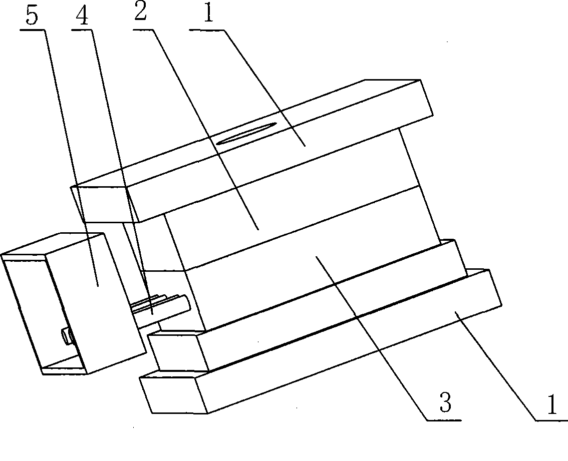 Plastic mold with mold heat conduction device