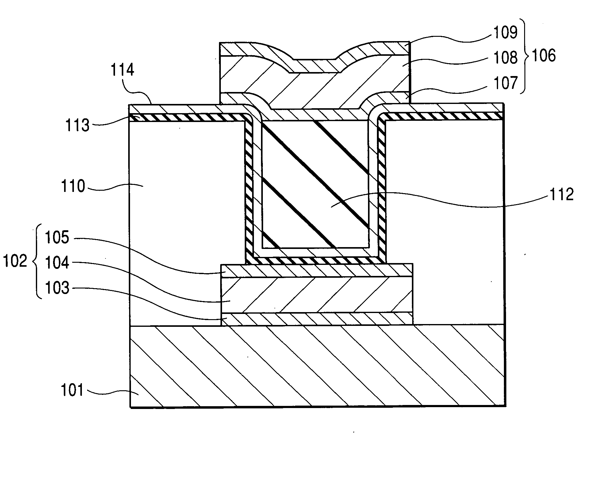 Integrated semiconductor device and method of manufacturing the same