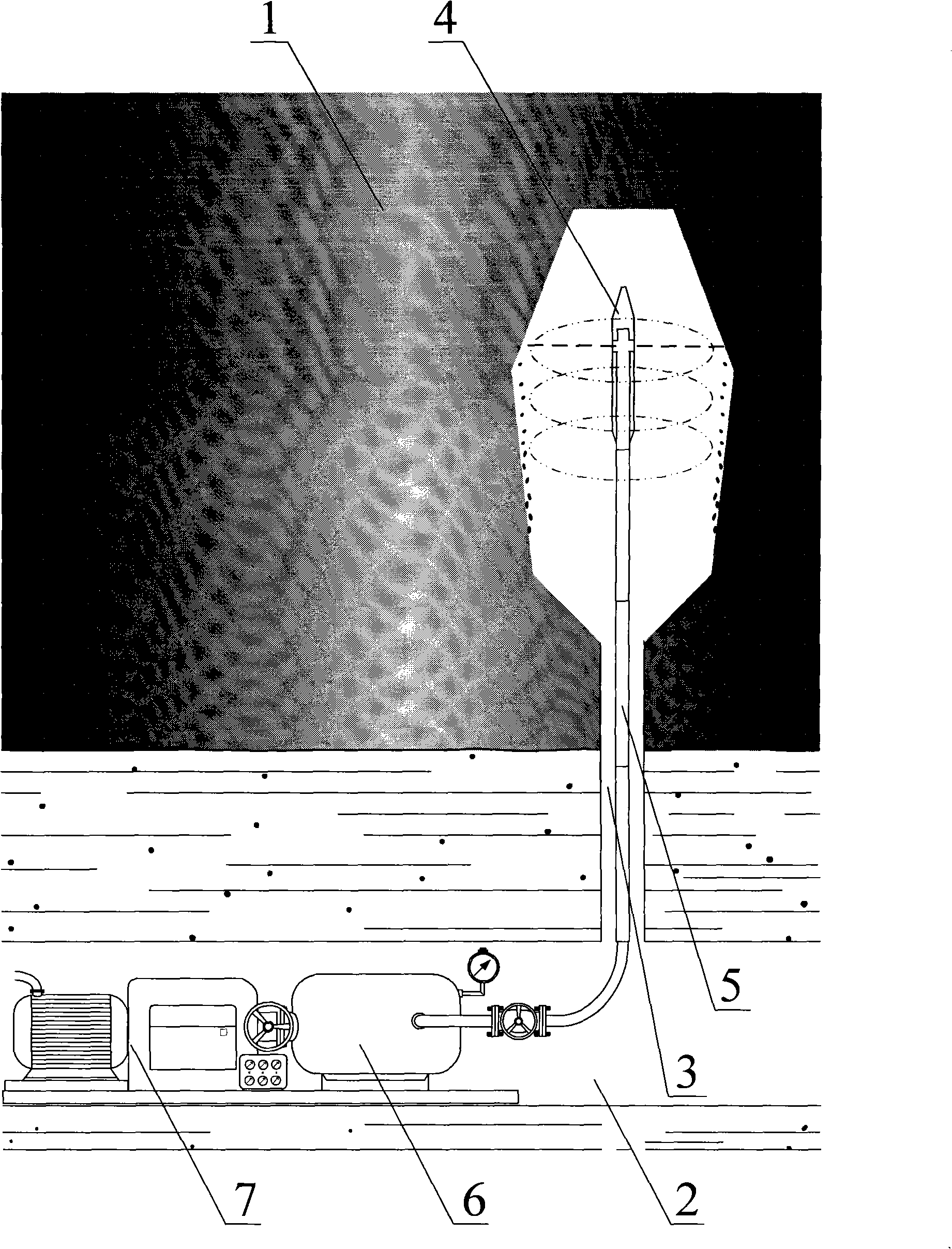 High-pressure gas injection hole-drilling pressure-releasing outburst prevention method