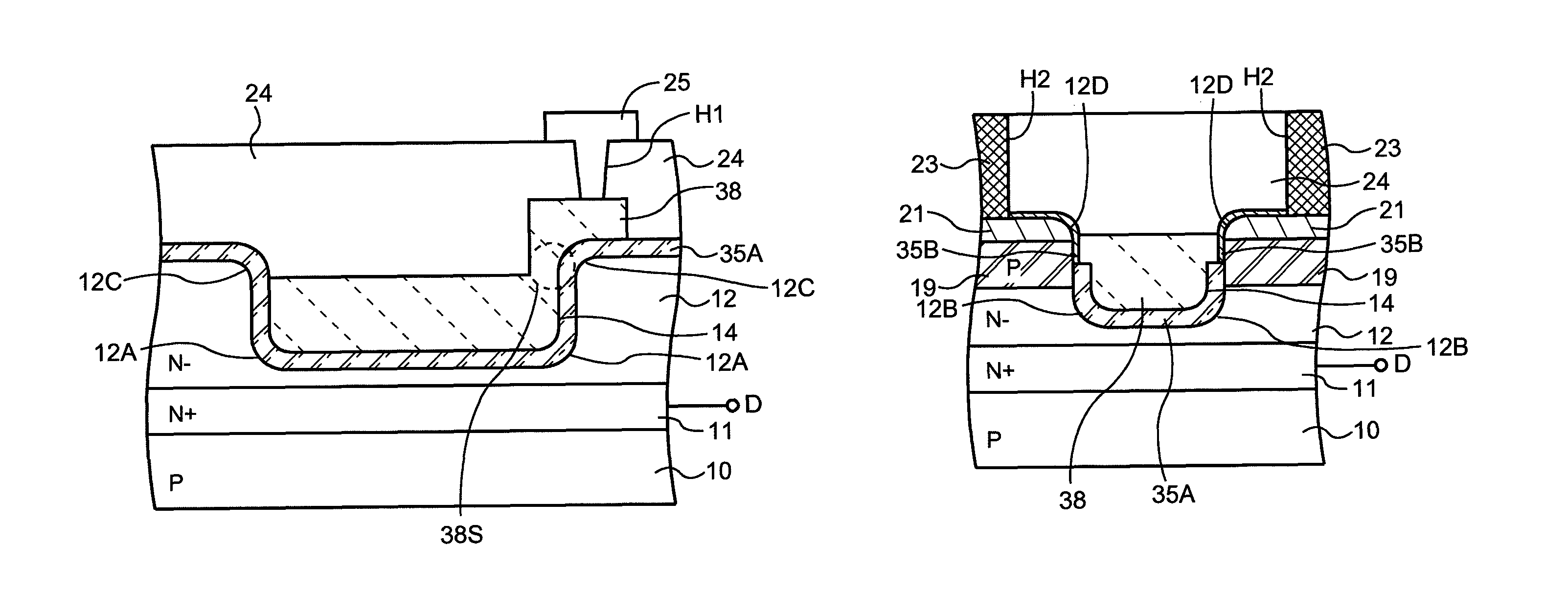 Trench gate type transistor