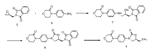 New method for synthesizing rivaroxaban intermediate 4-{4-[(5S)-5-(aminomethyl)-2-oxo-1,3-oxazolidine-3-yl]phenyl}morpholine-3-ketone