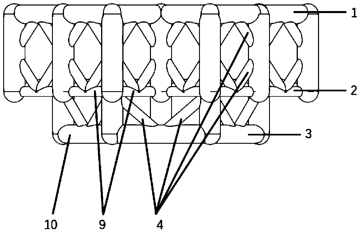 3D printed graded resilience structure and shoe sole using 3D printed graded resilience structure