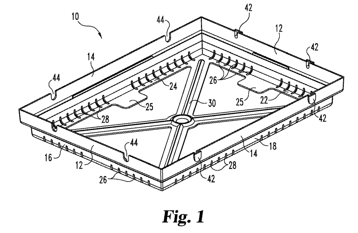 Vegetated roof system