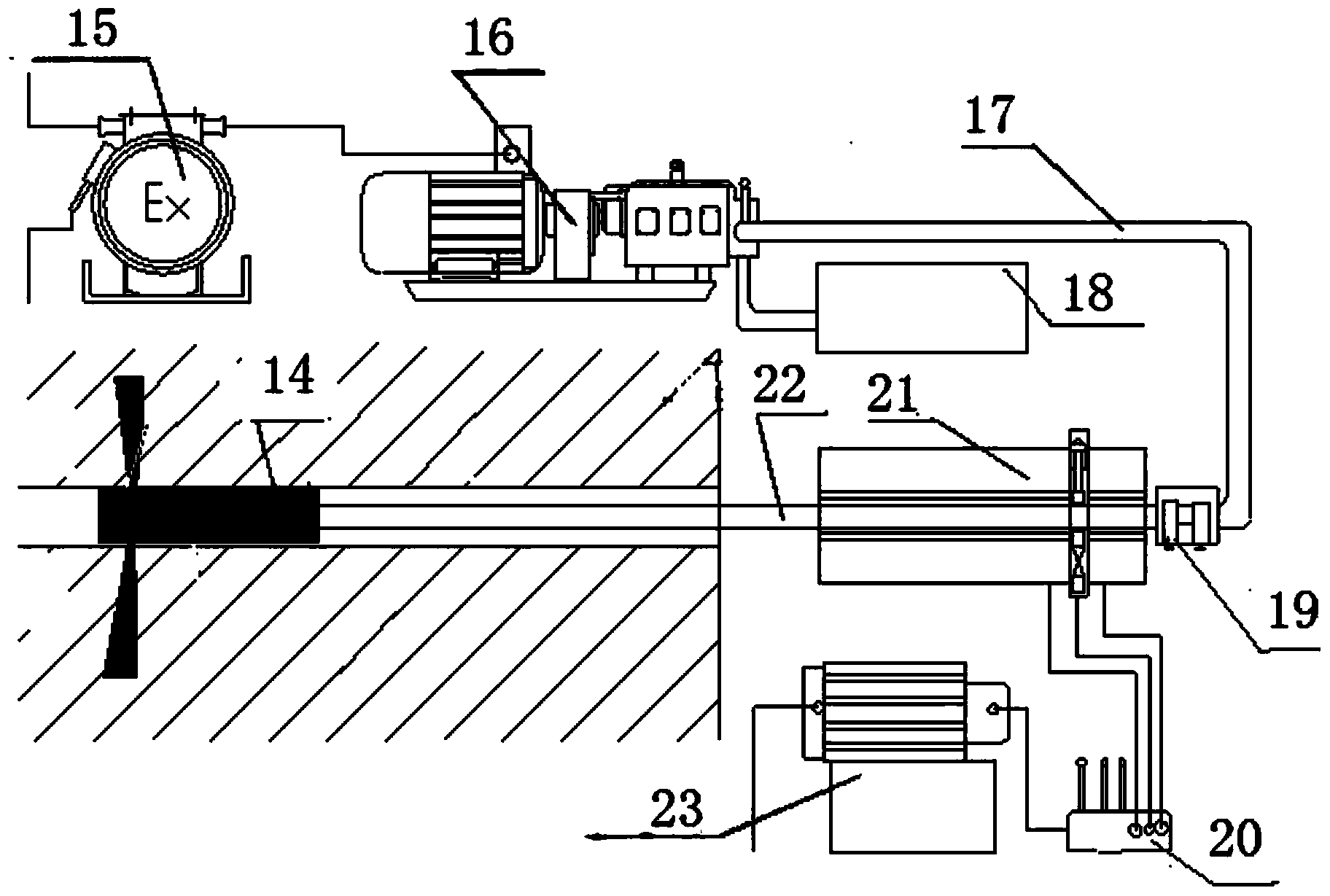 High-pressure water drilling and cutting integrated machine