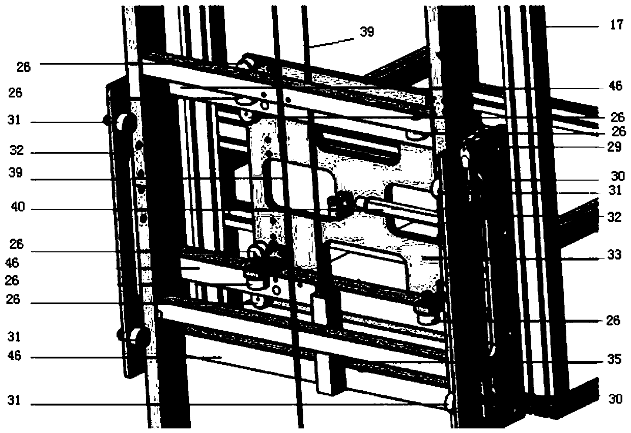 Operation overhauling platform for disconnecting switch of power system