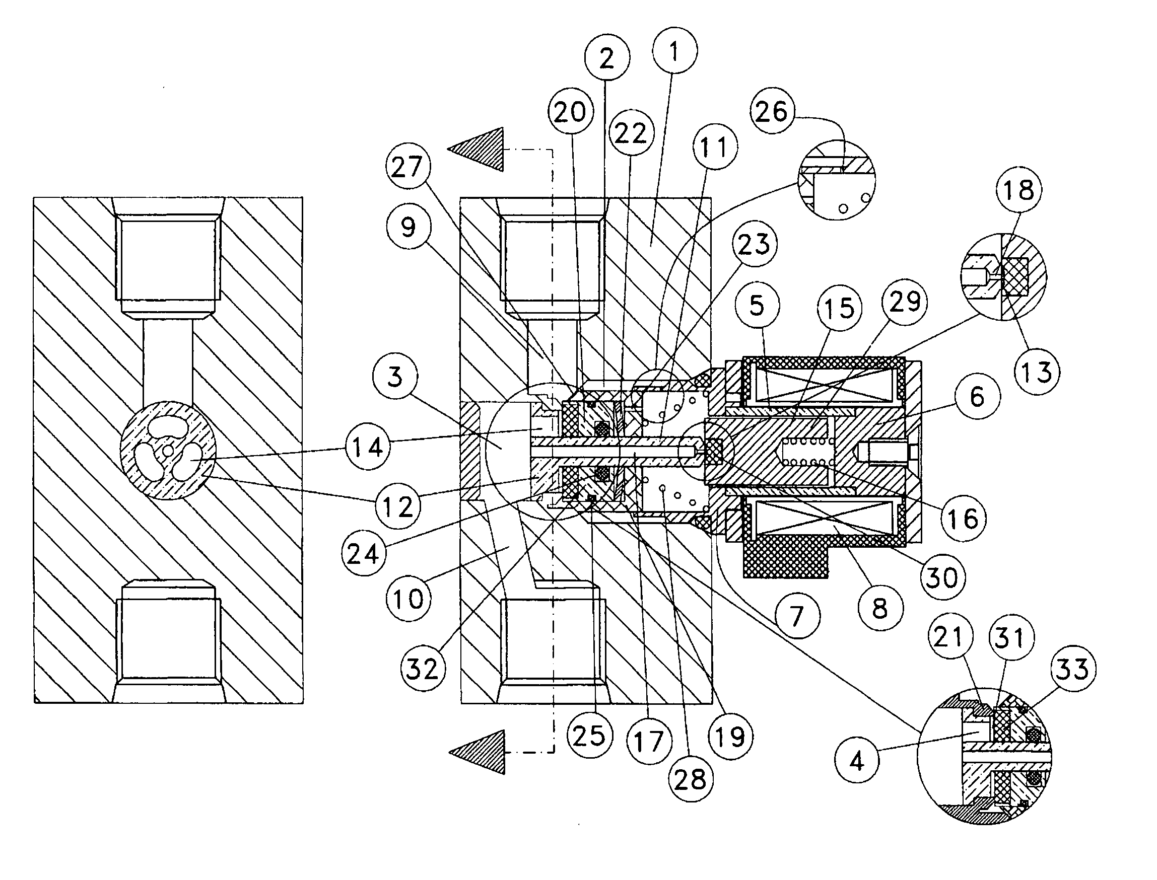 Solenoid isolation valve