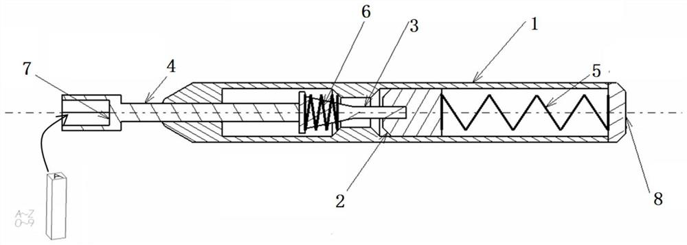 Automatic steel seal impacting device