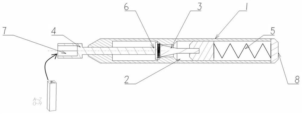 Automatic steel seal impacting device