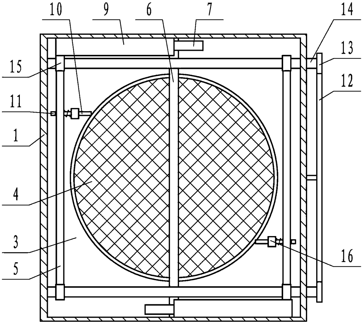 Wet-process dust removal device