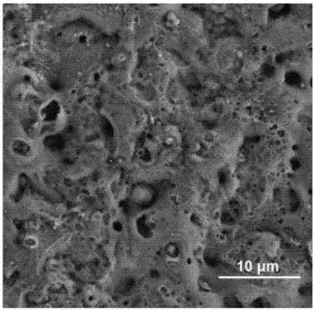 Preparation process of self-lubricating ceramic base composite material