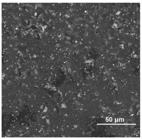 Preparation process of self-lubricating ceramic base composite material