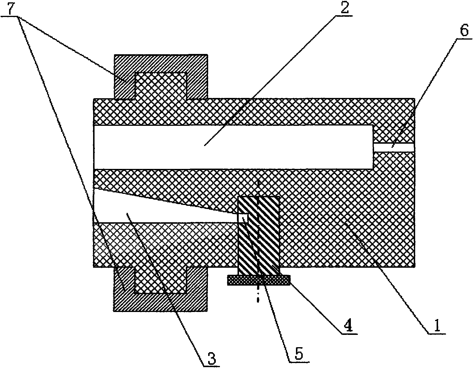 Mobile measuring instrument and measuring method of material level in storage warehouse