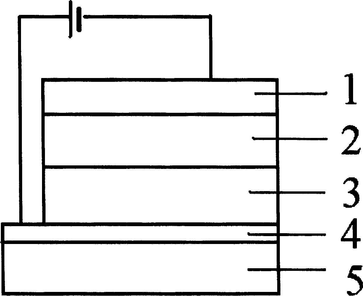 Alcohol soluble material in poly-fluorene group containing phosphate group in use for luminescent material