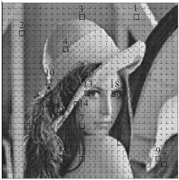 Image block clustering method based on Fourier spectrum characteristics