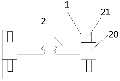 A method of using a linkage type blanking valve