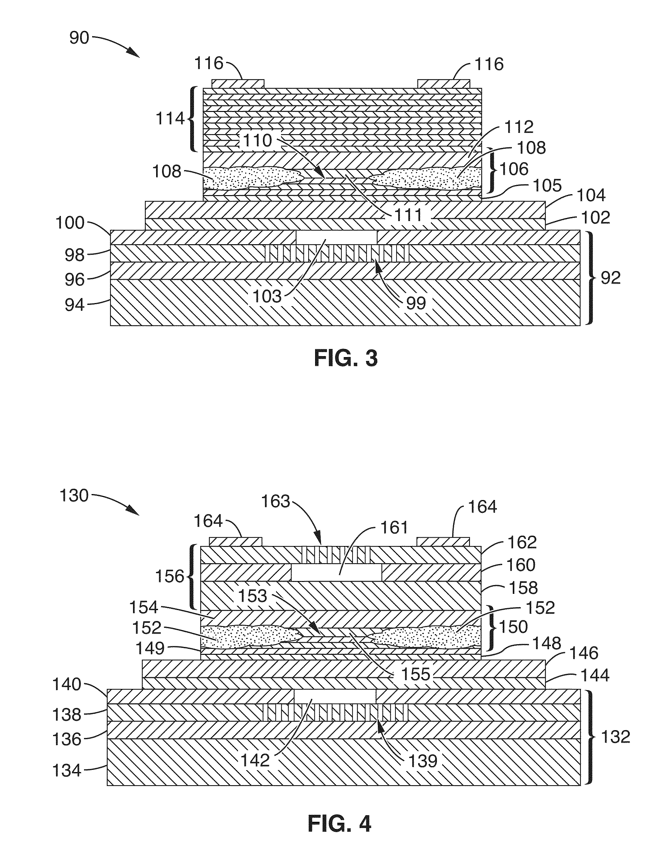 Vertical cavity surface emitting lasers with silicon-on-insulator high contrast grating