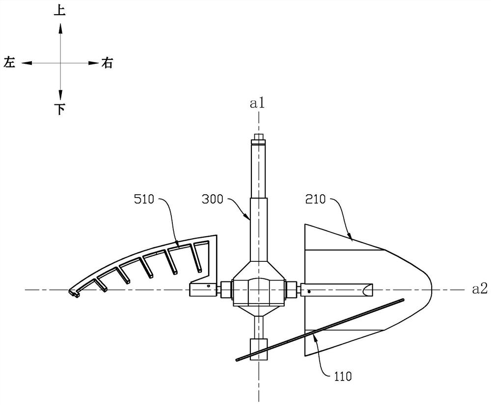 Stirring device and cooking equipment