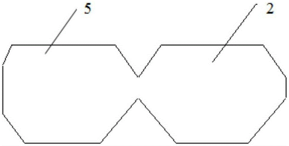 Shaped lithium-manganese soft package battery and manufacturing method thereof