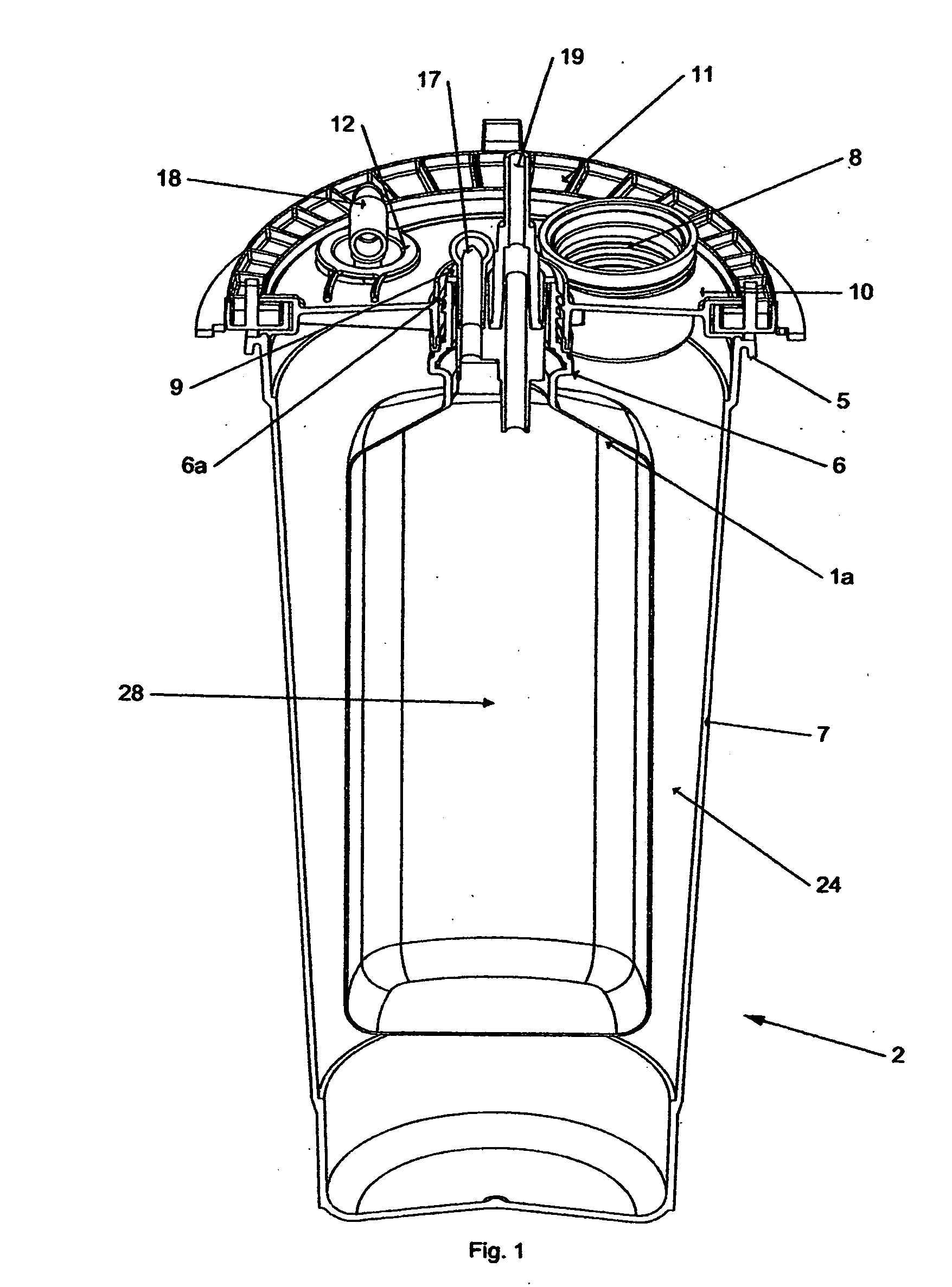 Method and apparatus for transforming a delivery container into a waste disposal system