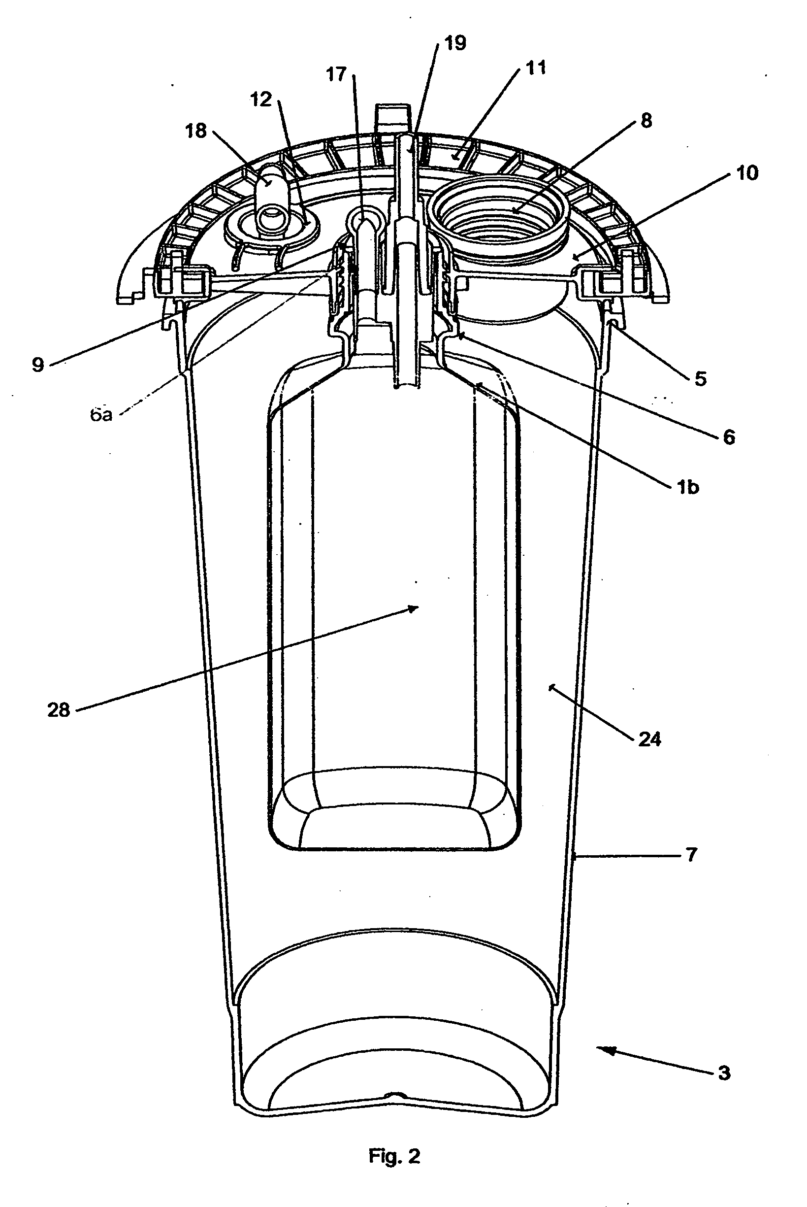 Method and apparatus for transforming a delivery container into a waste disposal system