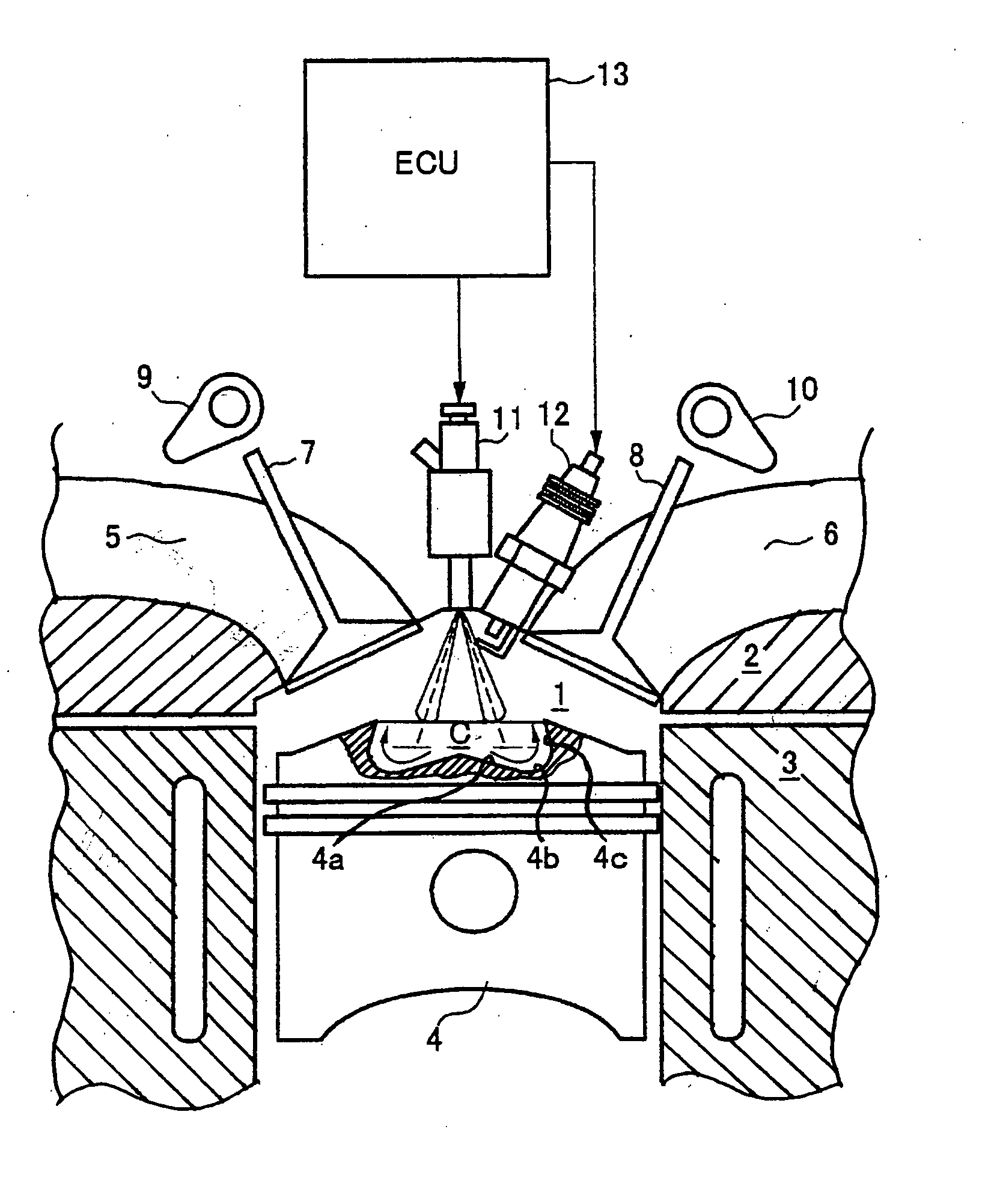 Direct fuel injection engine