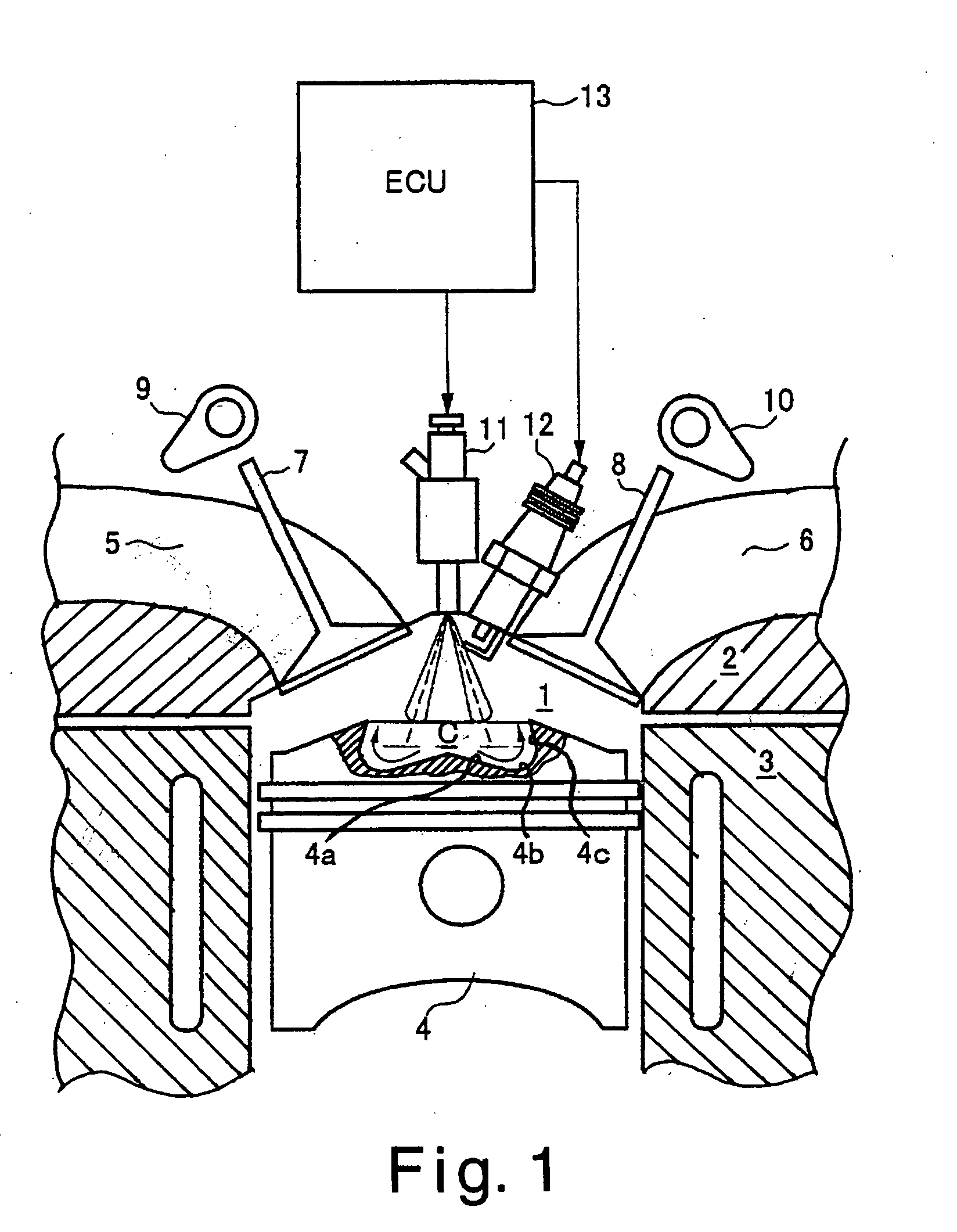 Direct fuel injection engine