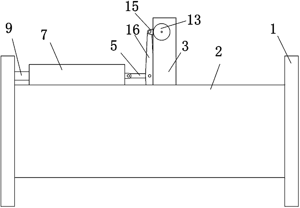 High-efficiency chopstick brushing device and application method thereof