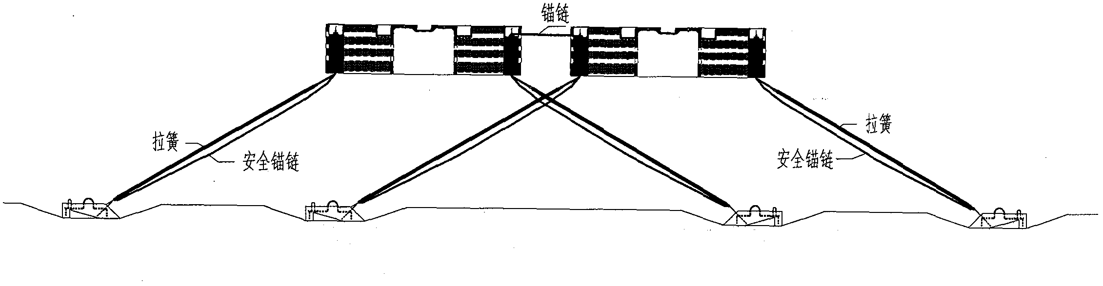 Porous floating breakwater suitable for long waves