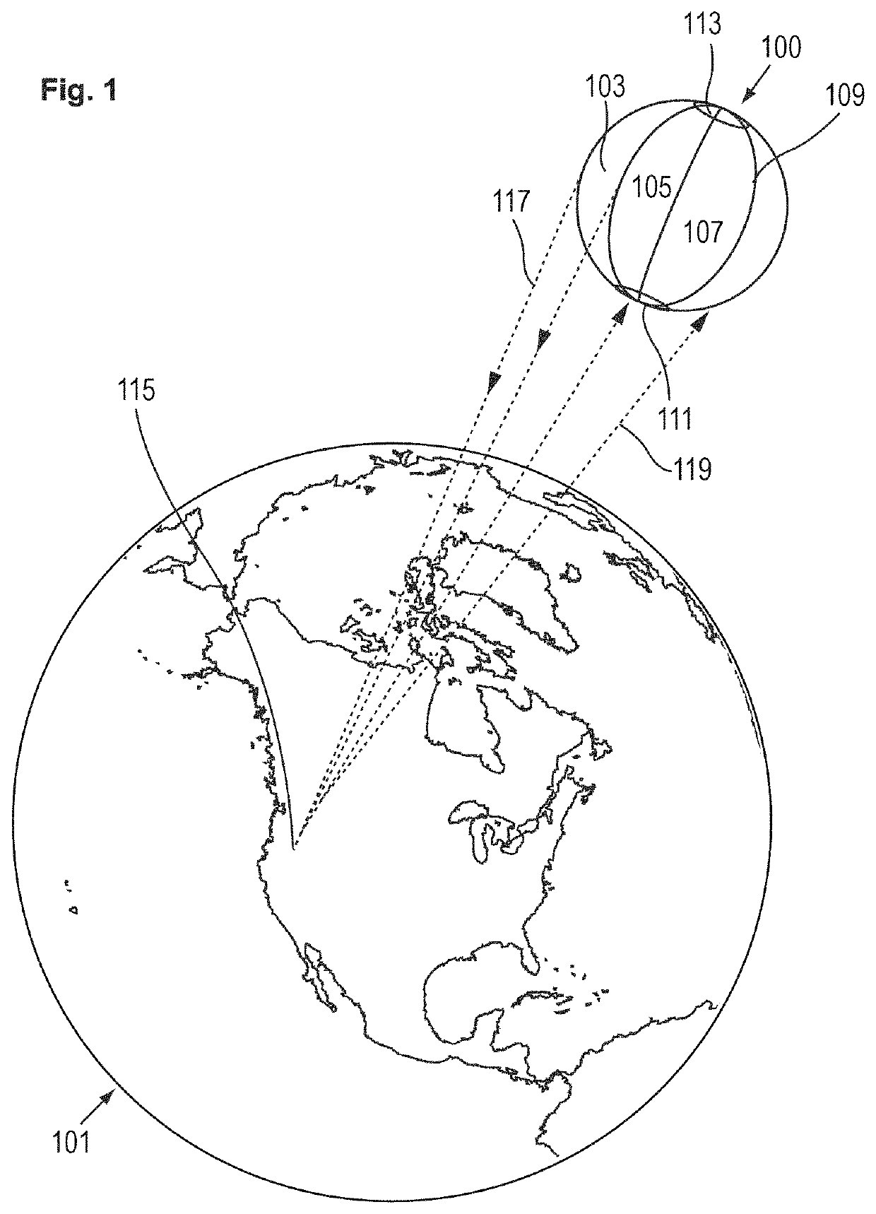 System and method for collection and distribution of space based solar power